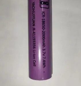 ICR 18650 2000mah 3.7v Lithium-Ion Rechargeable Battery Garima Electronics