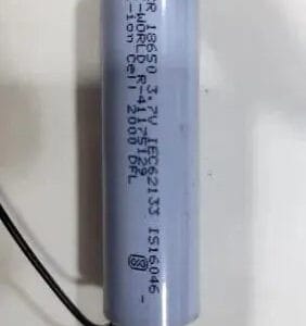 ICR18650 3 7v 2000mah Lithium Ion Battery (wire) Garima Electronics