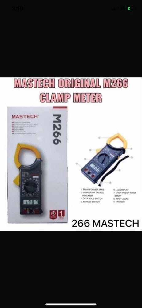 Mastech M266 Clamp Meter (white box) - Garima Electronics