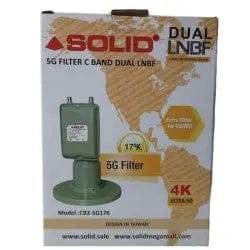 SOLID 5G FILTER 17K 65dB C-BAND DUAL OUT LNBF Garima Electronics