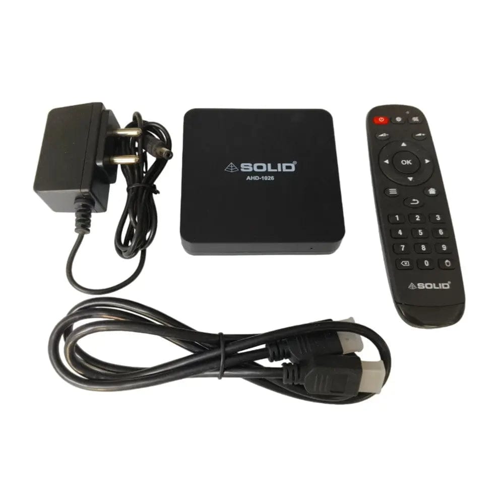 SOLID AHD-1026 4K Android Box with FREE OTT SUBSCRIPTION Garima Electronics