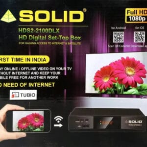 SOLID HDS2-2100DLX FULL HD Set Top Box with YouTube Garima Electronics
