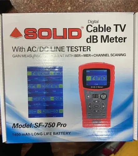 Solid Cable Tv Db Meter 750 Pro Garima Electronics