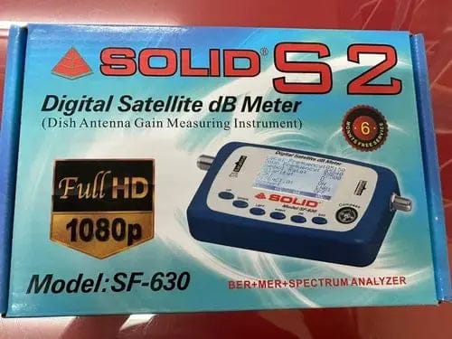 Solid SF-630 Digital Satellite DB Meter 1 Piece With Courier Charge My Store
