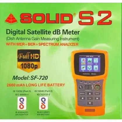 Solid SF-720 Digital Satellite Meter Original Wholesale Delhi