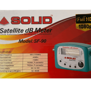 SOLID SF-90 Satellite Analog dB Meter - Garima Electronics