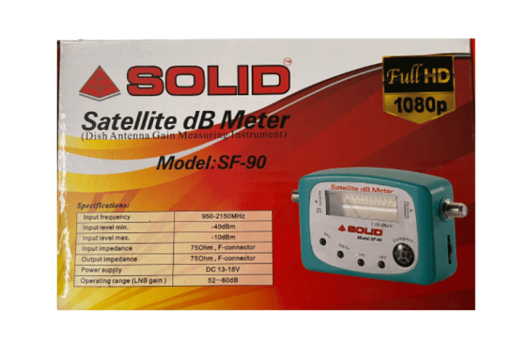 SOLID SF-90 Satellite Analog dB Meter - Garima Electronics