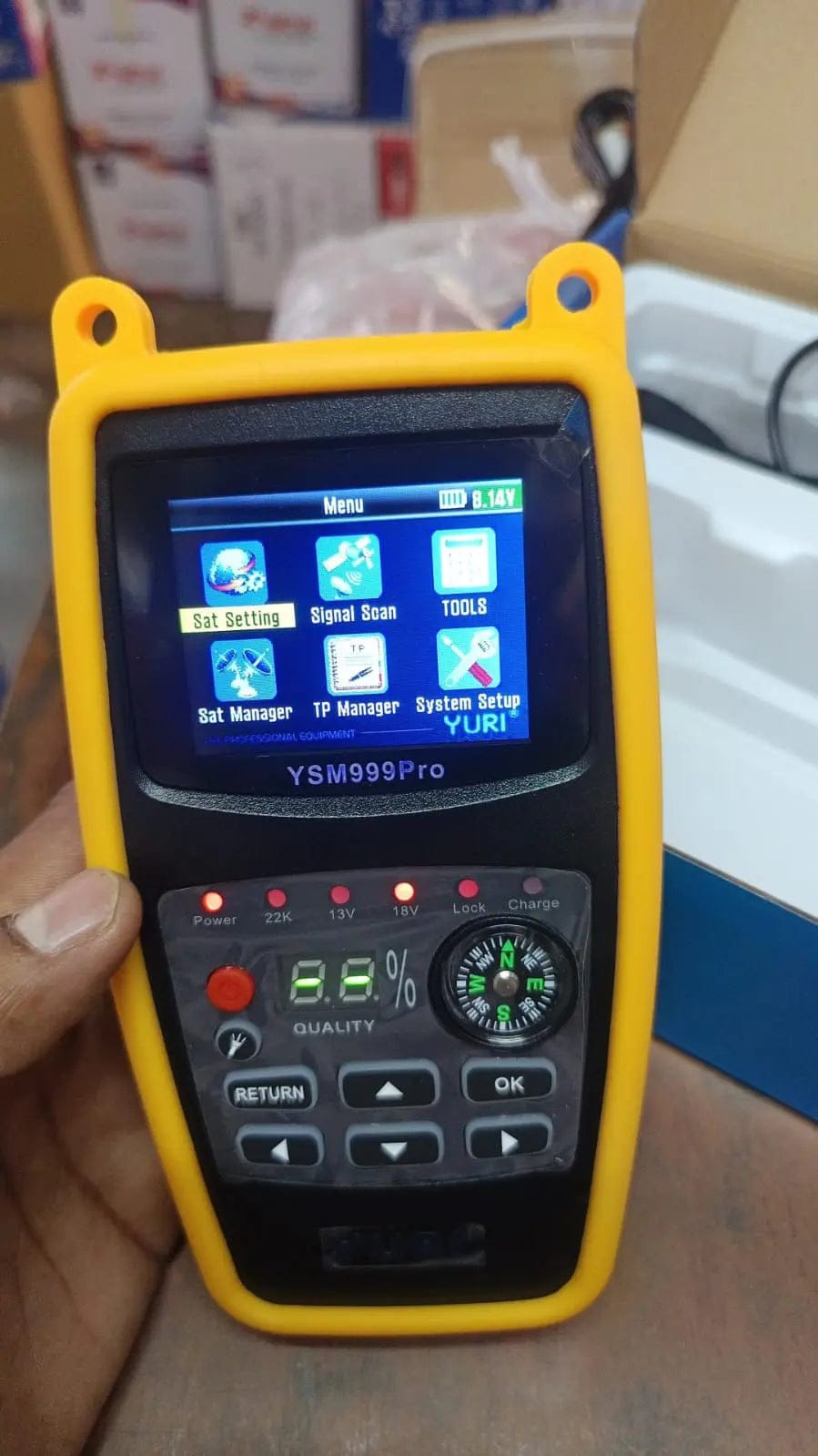 Yuri YSM 999 pro Satellite Finder. Garima Electronics
