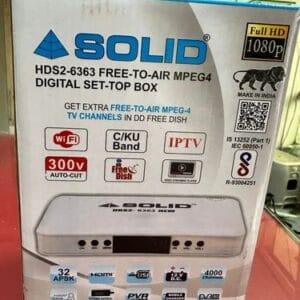 Solid Hds2 6363 Mpeg 4 Set Top Box Garima Electronics