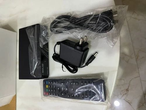 SOLID AHDS2-1080 Freedish Suitable FTA Hybrid Android 10 Smart TV Box Garima Electronics