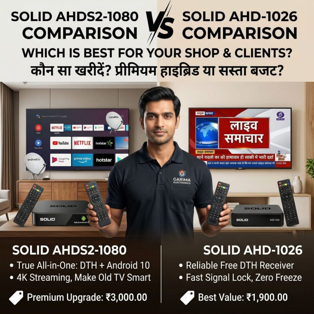 Solid AHDS2-1080 vs Solid AHD-1026 | Best Android Smart Tv Box